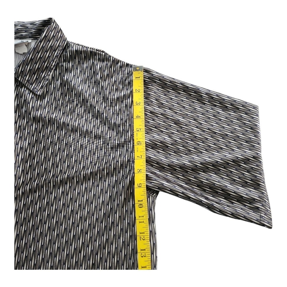 Street Culture Vintage Shirt Men Large Geometric Y2K Raver Cyber Grunge‎ Punk - Picture 6 of 8